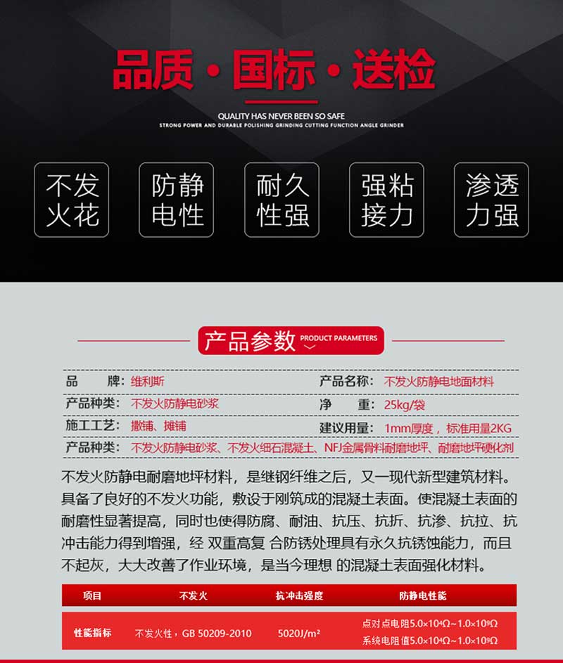 JZNFJ金属防静电不发火耐磨材料(图2) JZNFJ金属防静电不发火耐磨材料(图2)